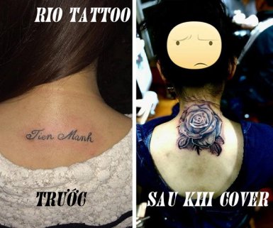 Dịch vụ sửa hình xăm chữ ở Rio Tattoo Club