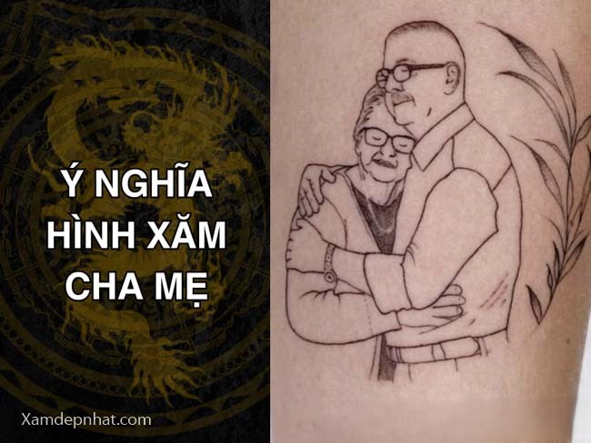Hình xăm cha mẹ là một trong những cách thể hiện tình cảm thiêng liêng và lòng biết ơn sâu sắc nhất mà mỗi người con có thể dành cho đấng sinh thành