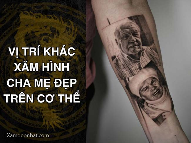 Những vị trí xăm hình cha mẹ đẹp