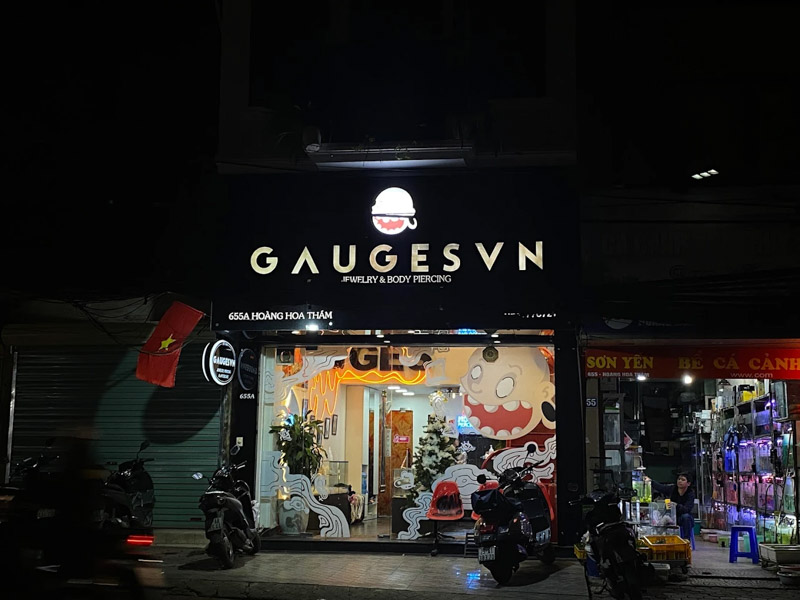 Gauges Piercing là địa chỉ bấm khuyên tai Hà Nội uy tín