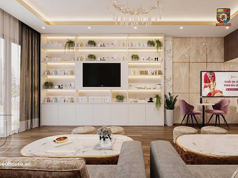 Không gian sang trọng tại địa chỉ triệt lông mọc ngược uy tín với nội thất hiện đại và dịch vụ đẳng cấp.