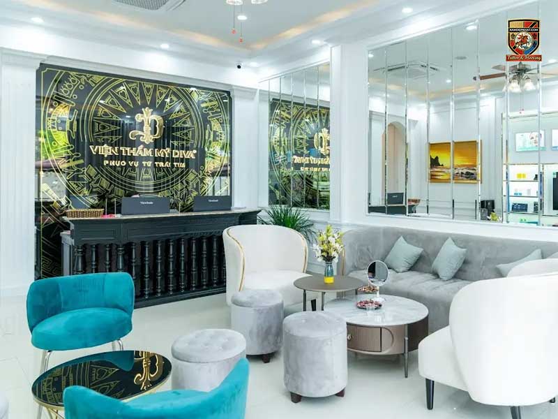 Không gian tiếp khách sang trọng tại địa chỉ triệt lông nam uy tín.