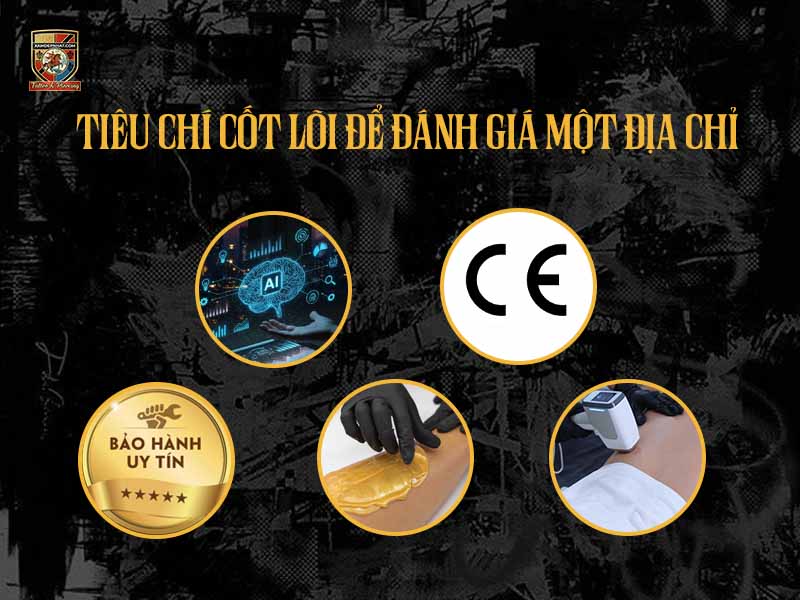 Các tiêu chí cốt lõi để đánh giá một địa chỉ triệt lông nữ uy tín và chất lượng.