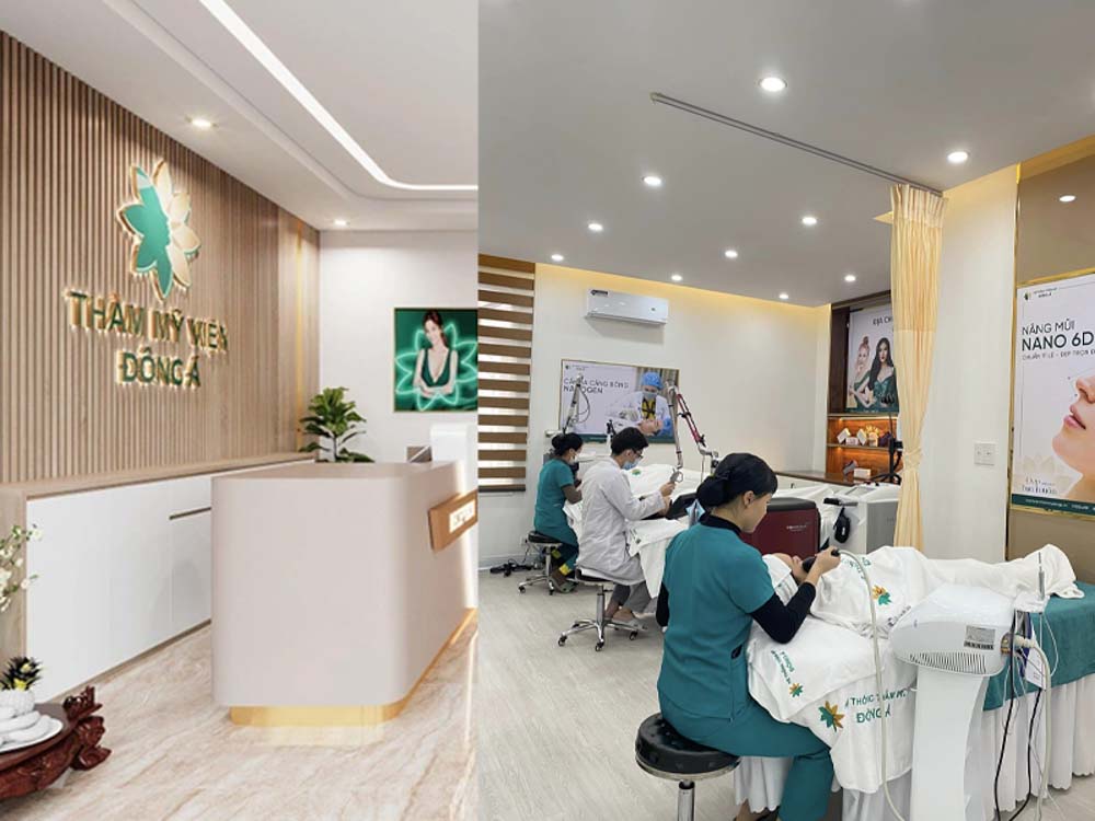 Modern treatment room and reception area at Dong A Clinic providing options for the Best intimate area whitening
