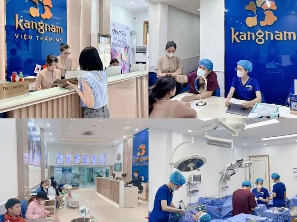 Customer journey collage including consultation and treatment rooms at Kangnam for the Best intimate area whitening