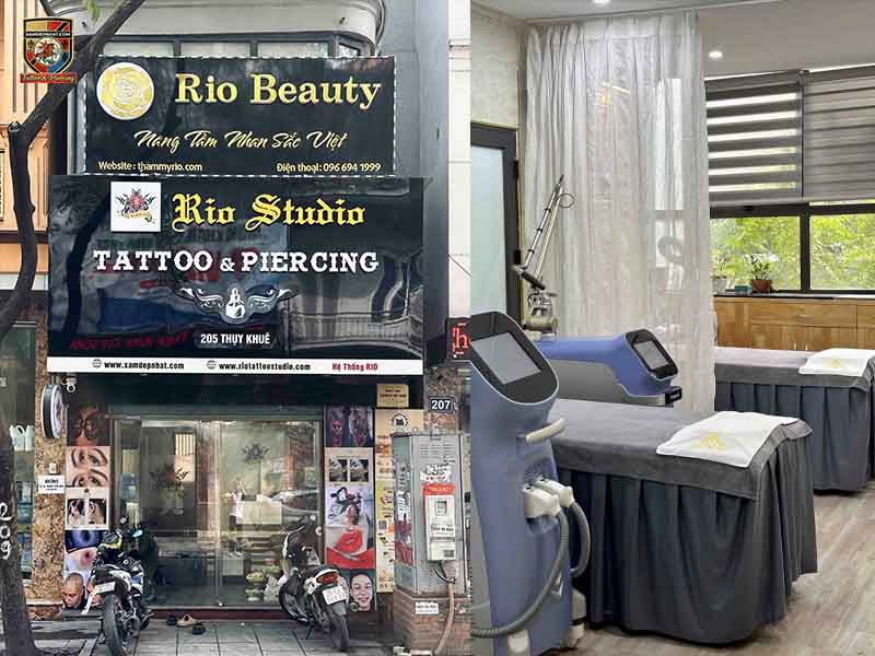 Không gian cơ sở vật chất tại Rio Beauty địa chỉ giãn mao mạch uy tín