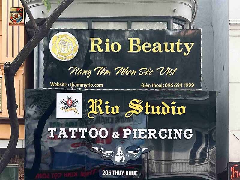 Storefront of Rio Beauty offering laser hair removal near me in Hanoi
