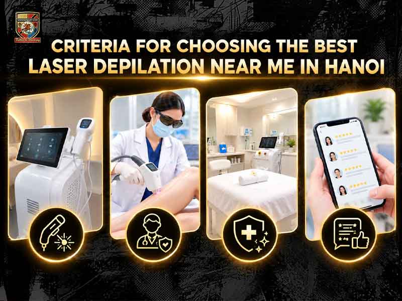 Criteria guide for choosing laser depilation near me in Hanoi