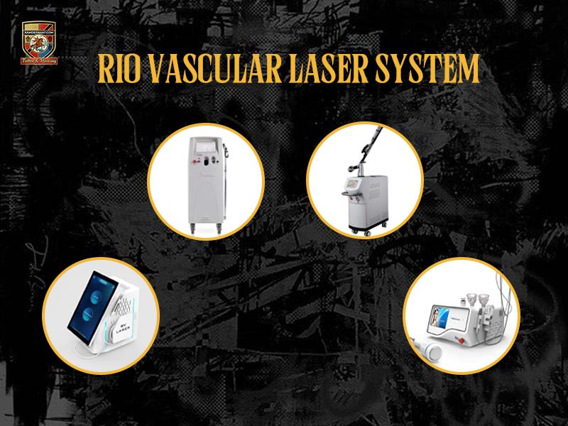 Rio vascular laser system used for spider vein treatment near me in Hanoi. 